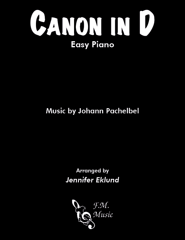 canon in d easy piano notes